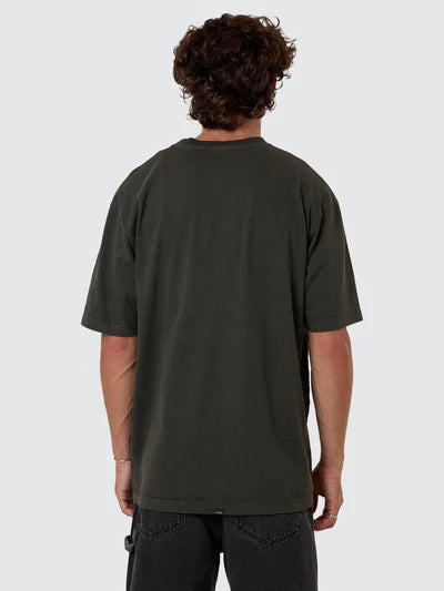 Built To Win Oversize Tee - Oil Green