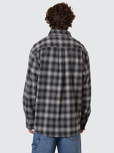 Barrio LS Flannel Shirt - Black