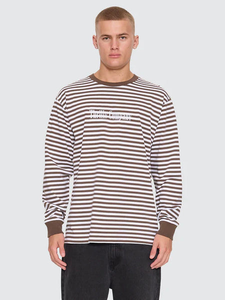 Primitive Stripe Oversize LS Tee - Falcon Stripe