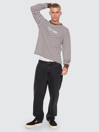 Primitive Stripe Oversize LS Tee - Falcon Stripe