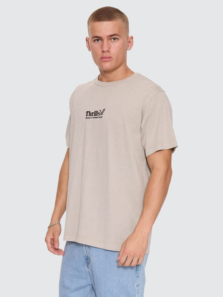Workwear Embro Merch Tee in Pumice Stone - image 4