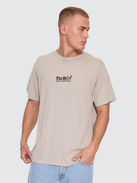 Workwear Embro Merch Tee in Pumice Stone - image 1