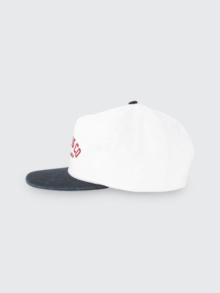 Hard Knocks College 5 Panel Cap in Marshmallow - image 3
