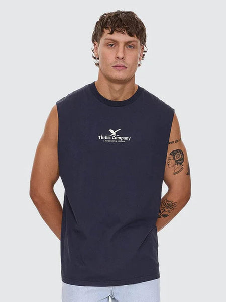 Haven For The Restless Muscle Tee - Total Eclipse