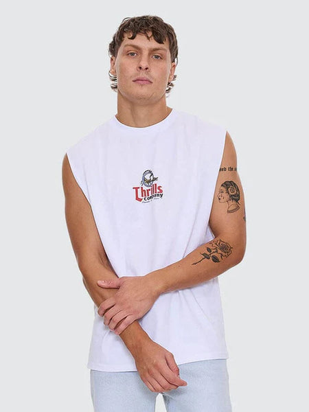 Banquet Merch Fit Muscle Tee - White
