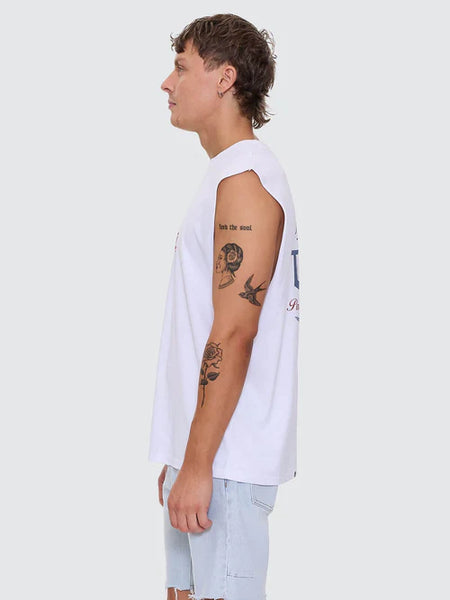 Banquet Merch Fit Muscle Tee - White