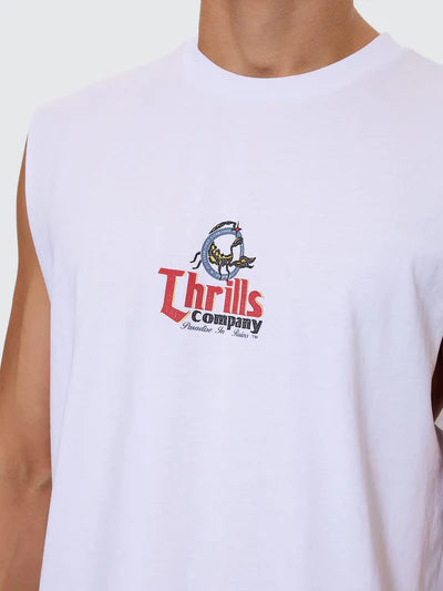 Banquet Merch Fit Muscle Tee - White