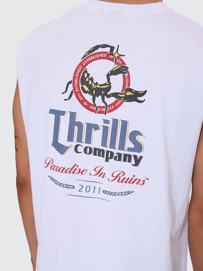 Banquet Merch Fit Muscle Tee - White