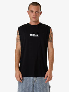 Logic Merch Fit Muscle Tee - Black