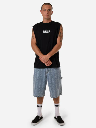 Logic Merch Fit Muscle Tee - Black