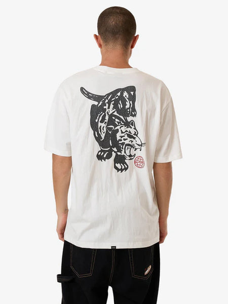 Hidden Agenda Oversize Tee - Dirty White