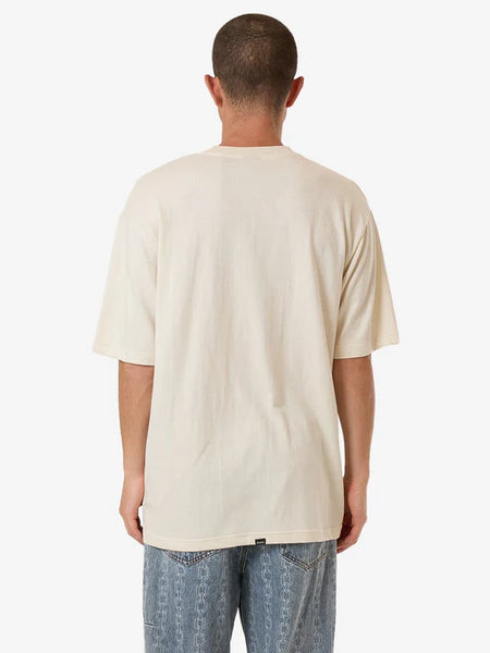 Distortion Oversize Tee - Heritage White