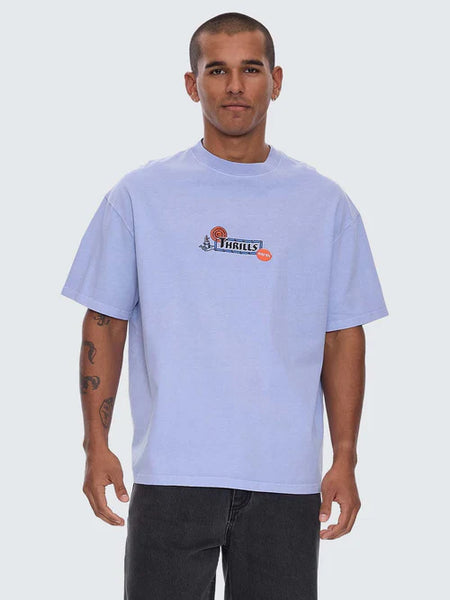 The Ritual Mystery Box Oversize Tee - Cornflower Blue