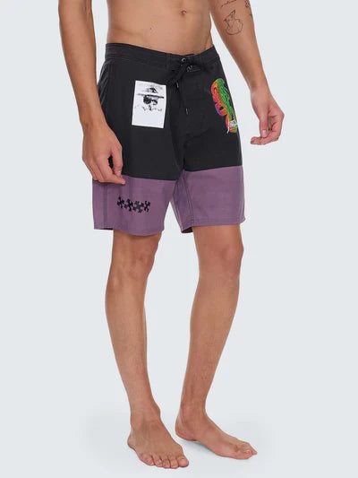 It's In The Cards Boardshort - Black