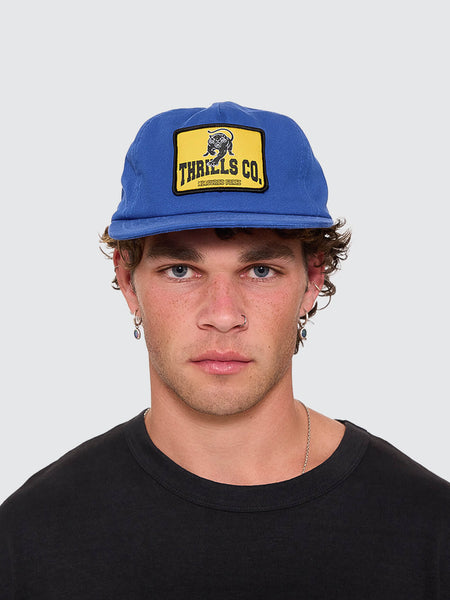 Thrills Measured Force 5 Panel Cap - Lapis Blue