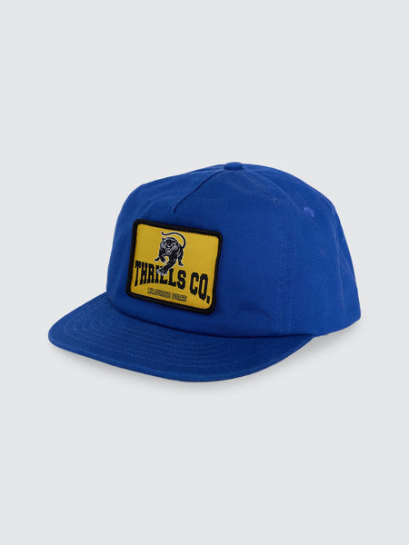 Thrills Measured Force 5 Panel Cap - Lapis Blue