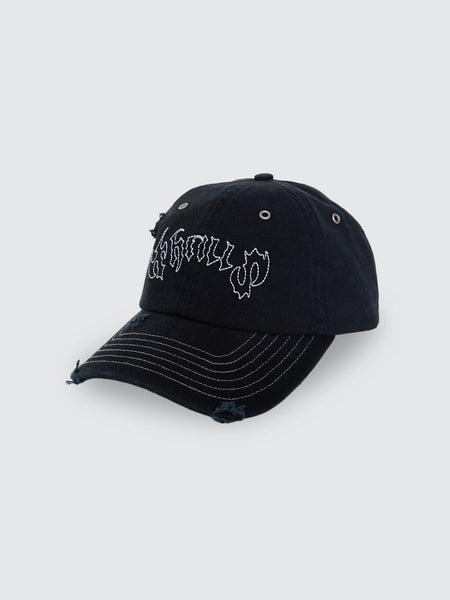 Thrills Staggered 6 Panel Cap - Black
