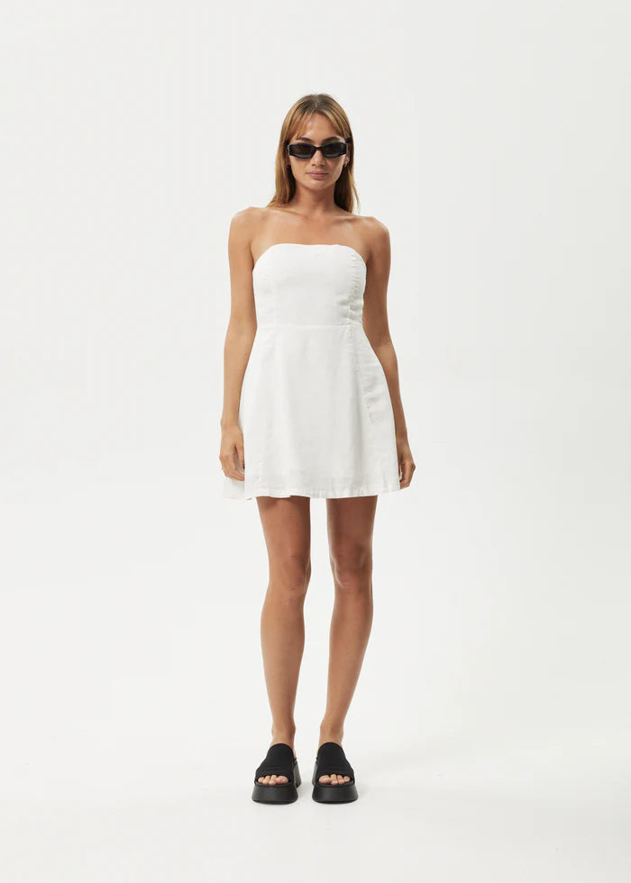 Lilo Strapless Mini Dress - Off White