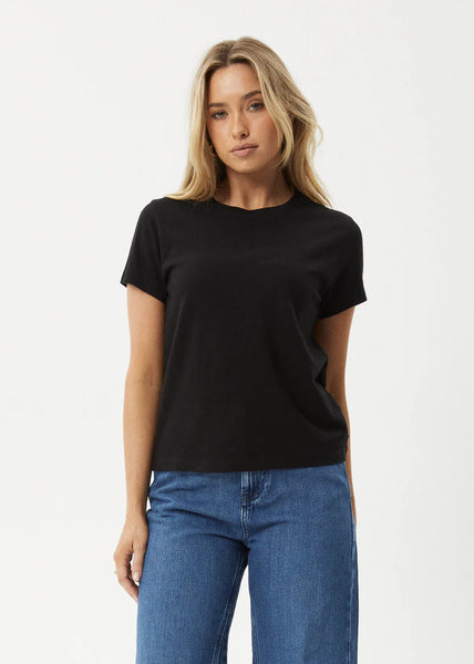 Eden Hemp Reg Fit Tee - Black