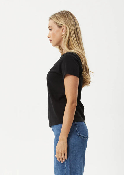 Eden Hemp Reg Fit Tee - Black