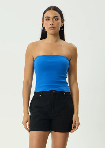 Jamie Organic Rib Tube Top - Marina