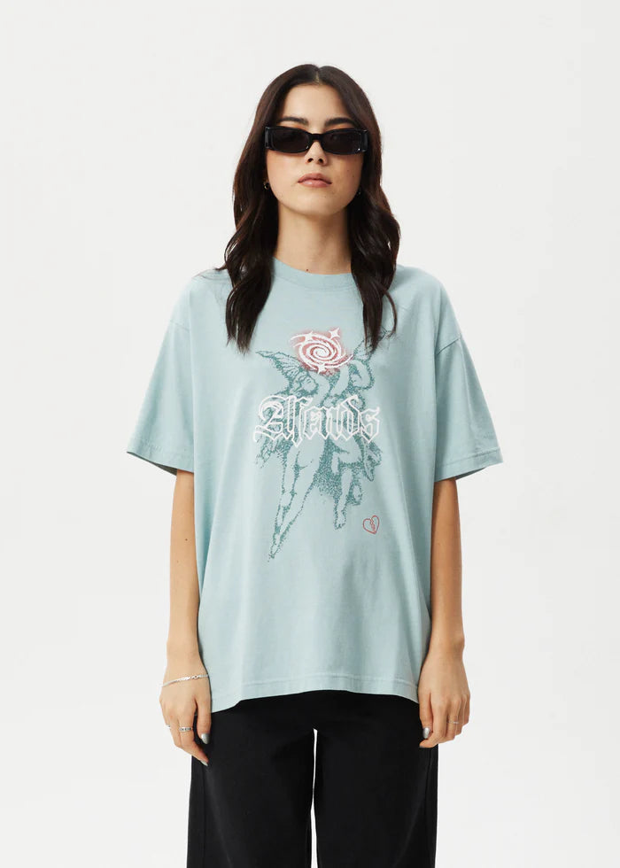 Sacred Recycled Oversize Tee - Ether Blue