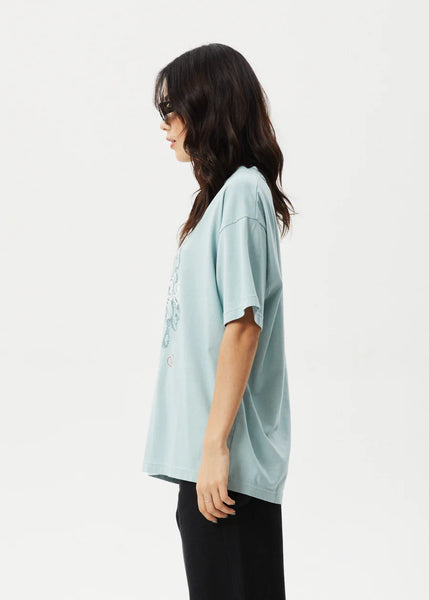 Sacred Recycled Oversize Tee - Ether Blue