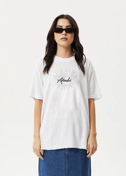 Pulse Hemp Oversize Tee - White