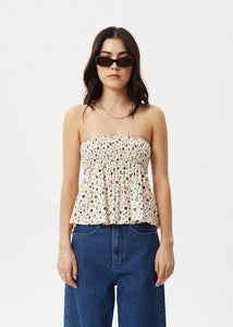 Rooney Strapless Top - Sesame