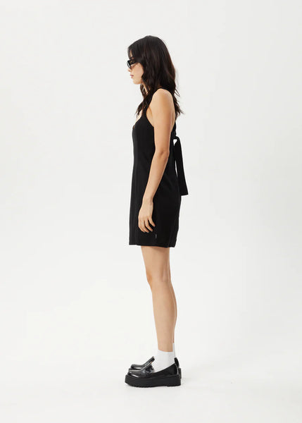 Kacey Linen Dress - Black