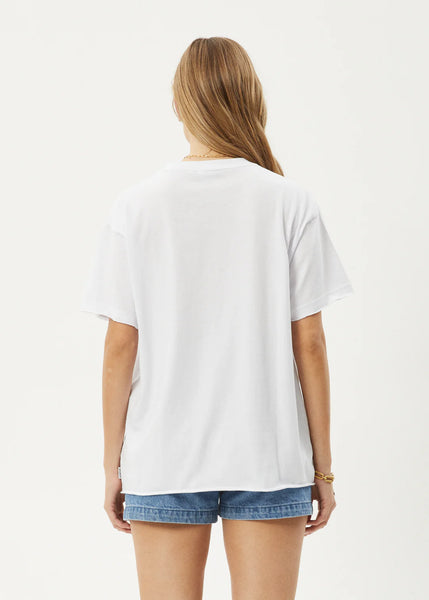 No Fury Oversized Tee - White