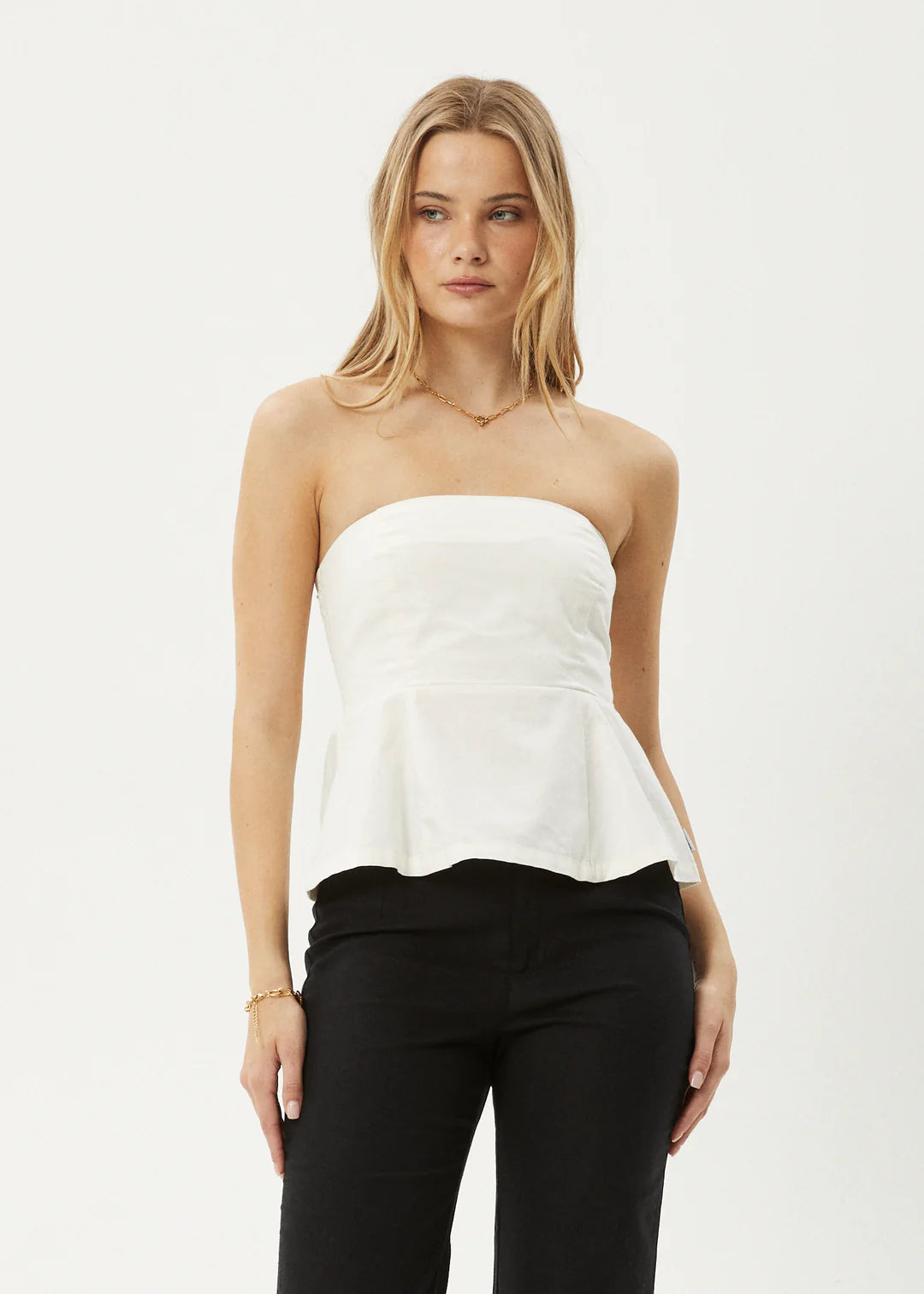 Lilo Strapless Top - Off White