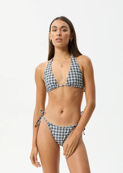 Asher Bikini Top - Black Check