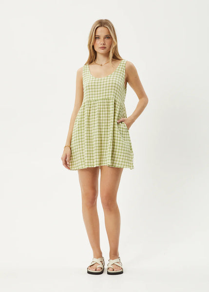 Darcy Jesse Seersucker Dress - Lemongrass