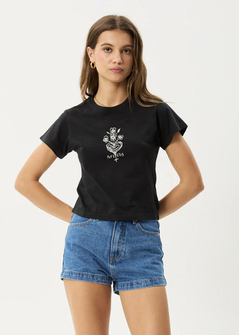 Maisie Baby Tee - Black