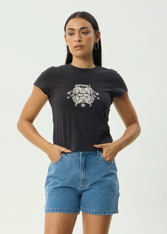 Tropic Of Cancer Recycled Baby Tee - Black