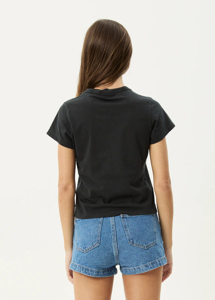 Metamorphosis Baby Tee - Stone Black