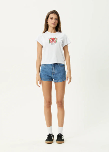 Metamorphosis Baby Tee - White