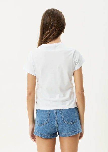 Metamorphosis Baby Tee - White