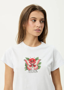 Metamorphosis Baby Tee - White