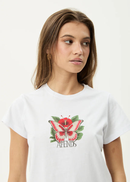Metamorphosis Baby Tee - White