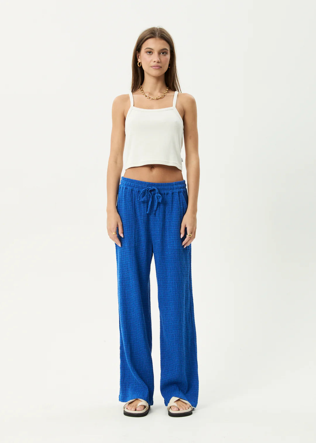 Marina Seersucker Pant - Marina