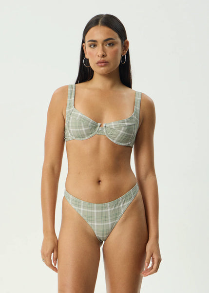 Scout Bikini Top - Olive Check