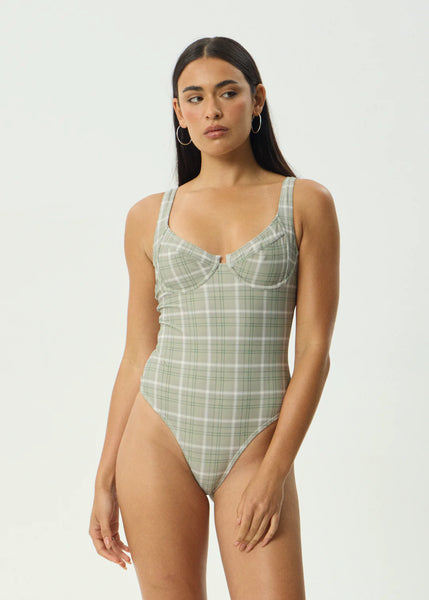 Scout One Piece - Olive Check