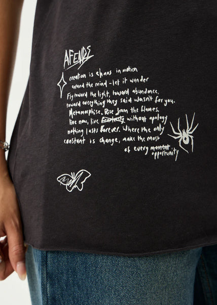 Rise Oversize Tee - Stone Black