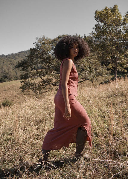 Kali Maxi Skirt - Indy Rose Check