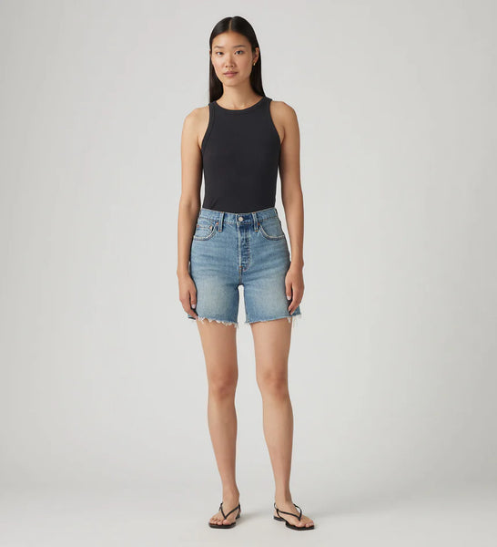 501 Mid Thigh Short - Ticked And United