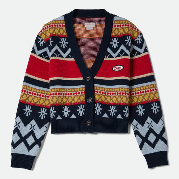 Winter Racing Cardigan - Multi Racing Stripe