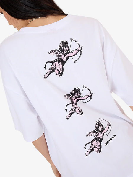 Cherub Relaxed Tee - White