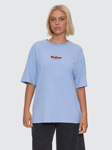 Glazed & Confused Relaxed Tee - Bell Air Blue